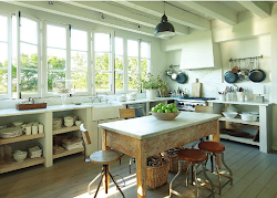 country modern farmhouse kitchen french kitchens cottage decor cummings eleanor wall windows round rustic inspiration table magazine mount farm interior