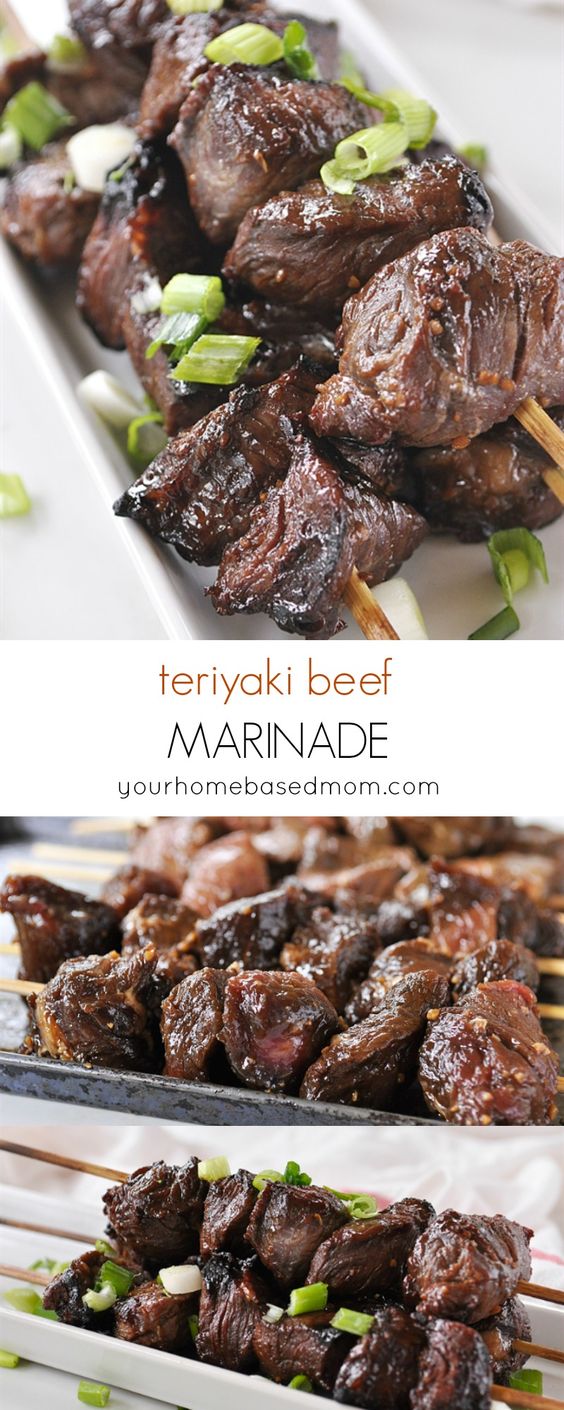 Teriyaki Beef Marinade vegan recipe meal prep
