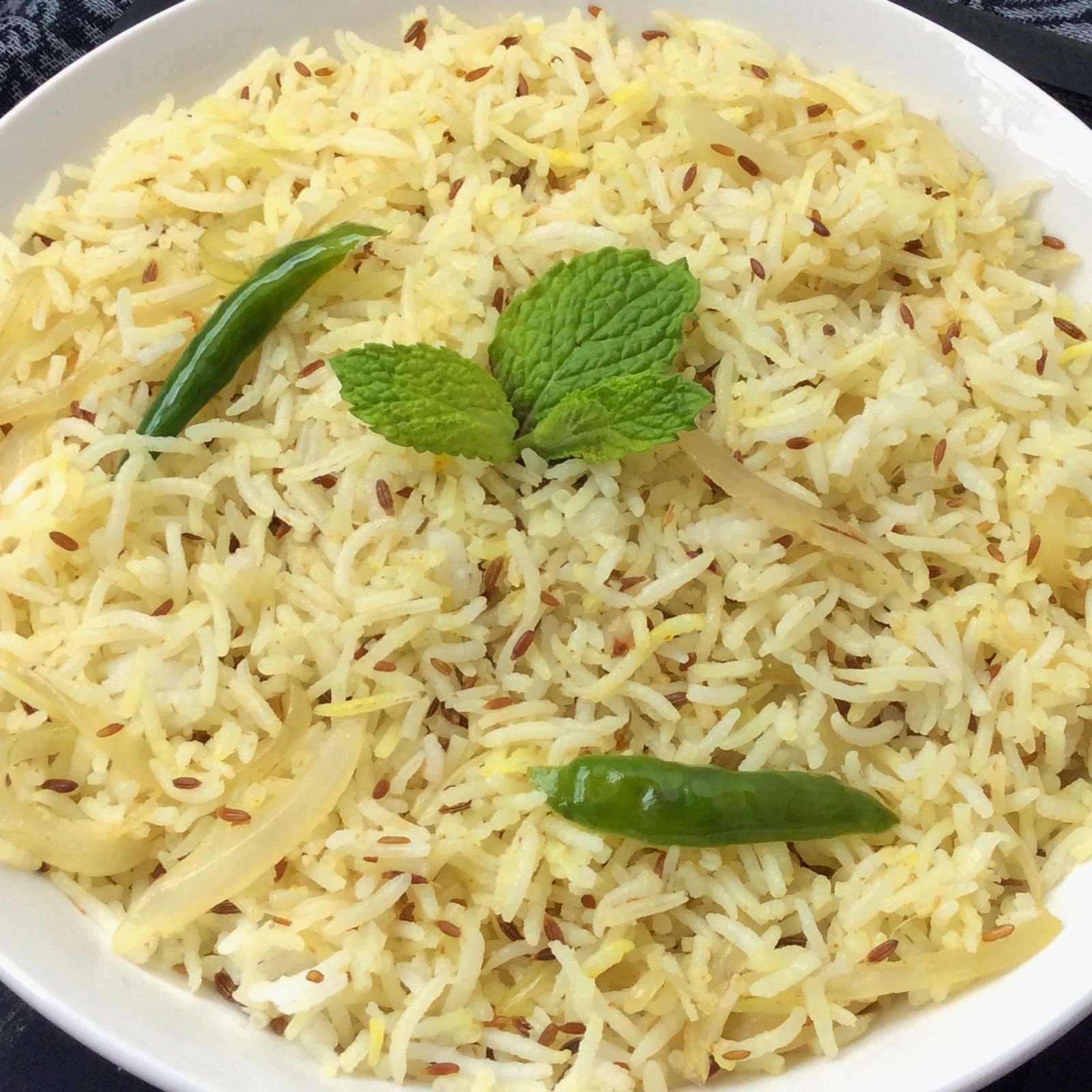 Jeera rice (Cumin Rice) For a Healthy Lifestyle Veggibites