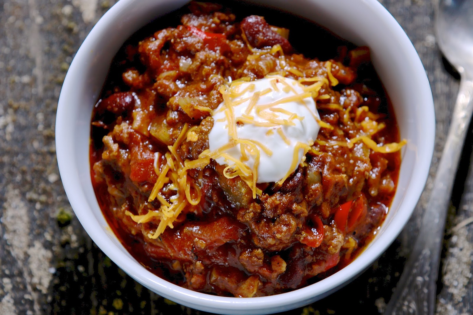 Chili con carne in dark beer Raspberry Flavor