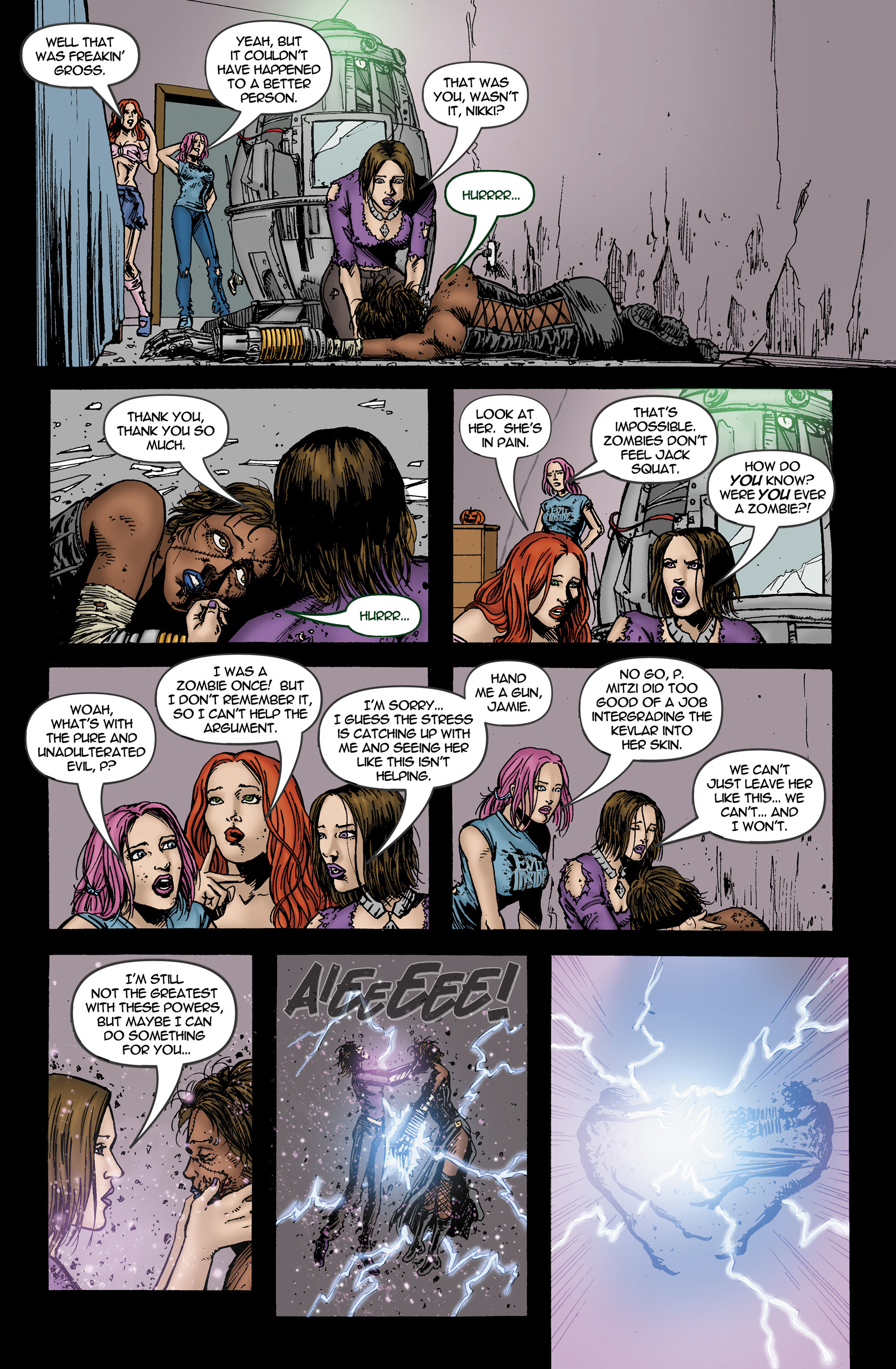 Read online Chaos Campus: Sorority Girls Vs. Zombies comic -  Issue #15 - 19