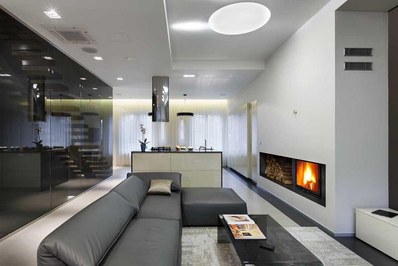 Hermosas salas con chimeneas modernas ideas de salas con estilo