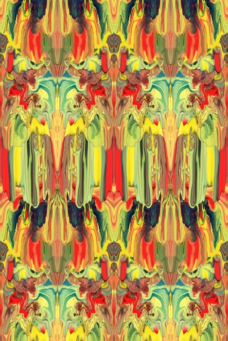 Timorous Beasties wallpaper series features totemic patterns