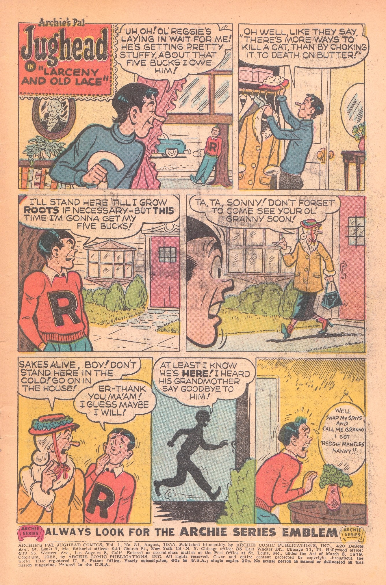 Read online Archie's Pal Jughead comic -  Issue #31 - 3