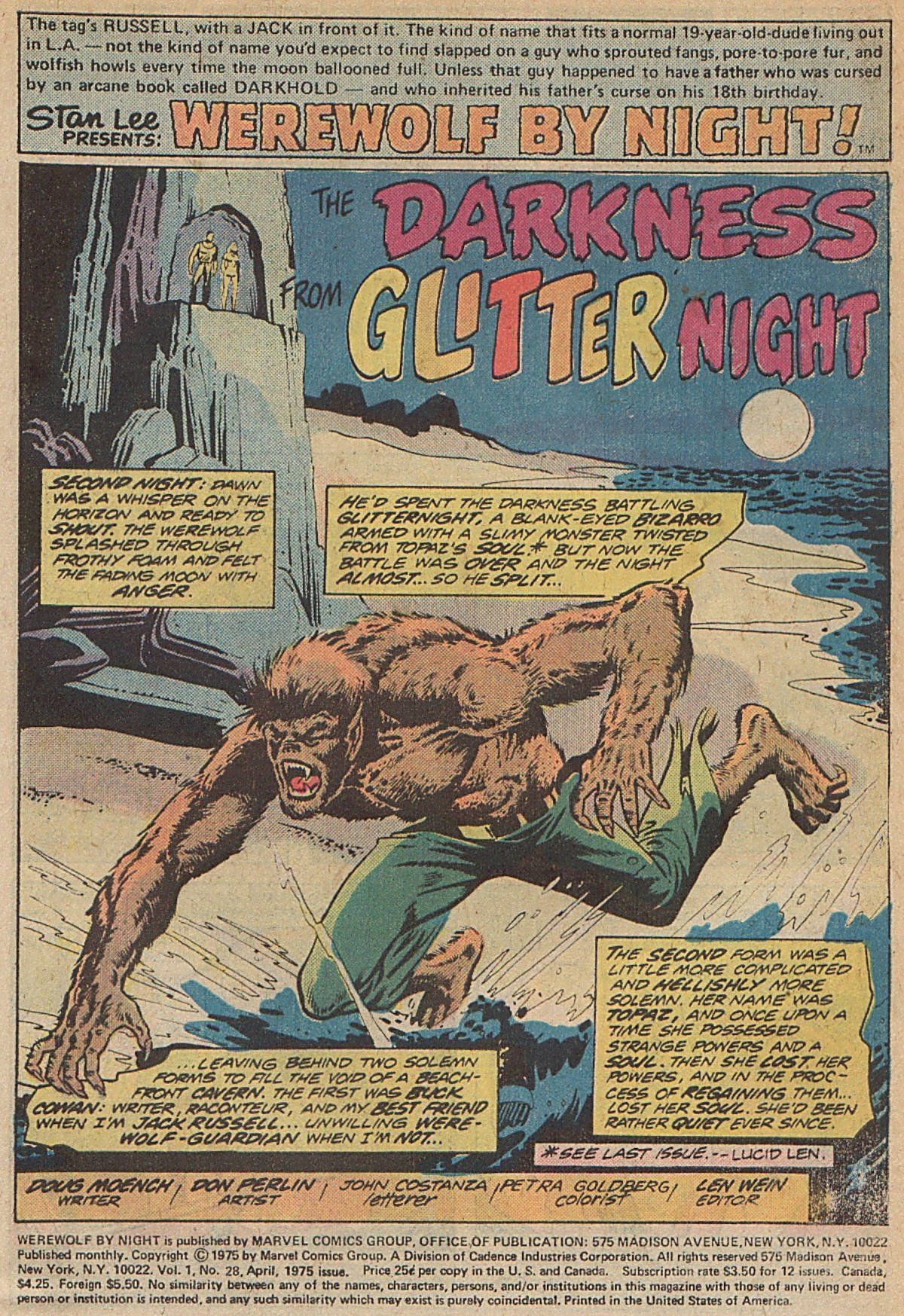 Werewolf by Night (1972) issue 28 - Page 2
