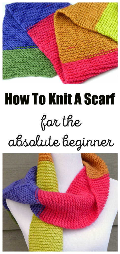Fiber Flux How To Knit A Scarf For The Absolute Beginner