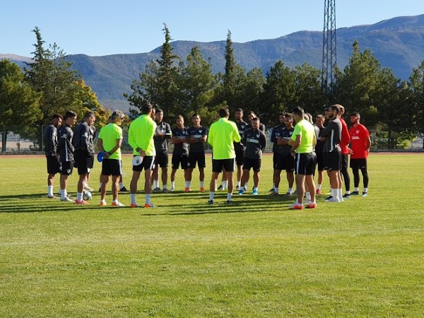 Málaga, Cifu se reincorpora al entrenamiento en Sabiñánigo