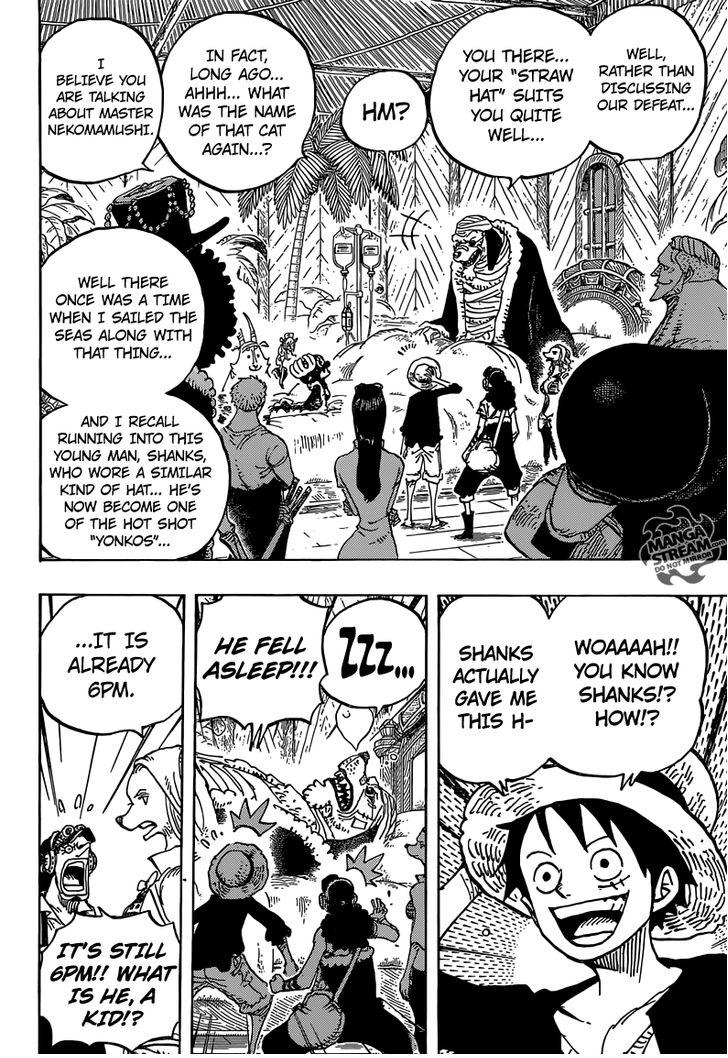 One Piece Ch 809: Master Nekomamushi