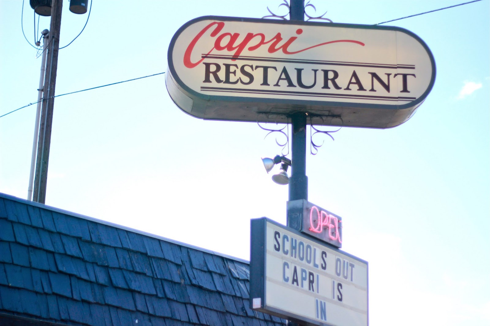 TASTY TUESDAY CAPRI RESTAURANT / TRAVELING TRIPLETS