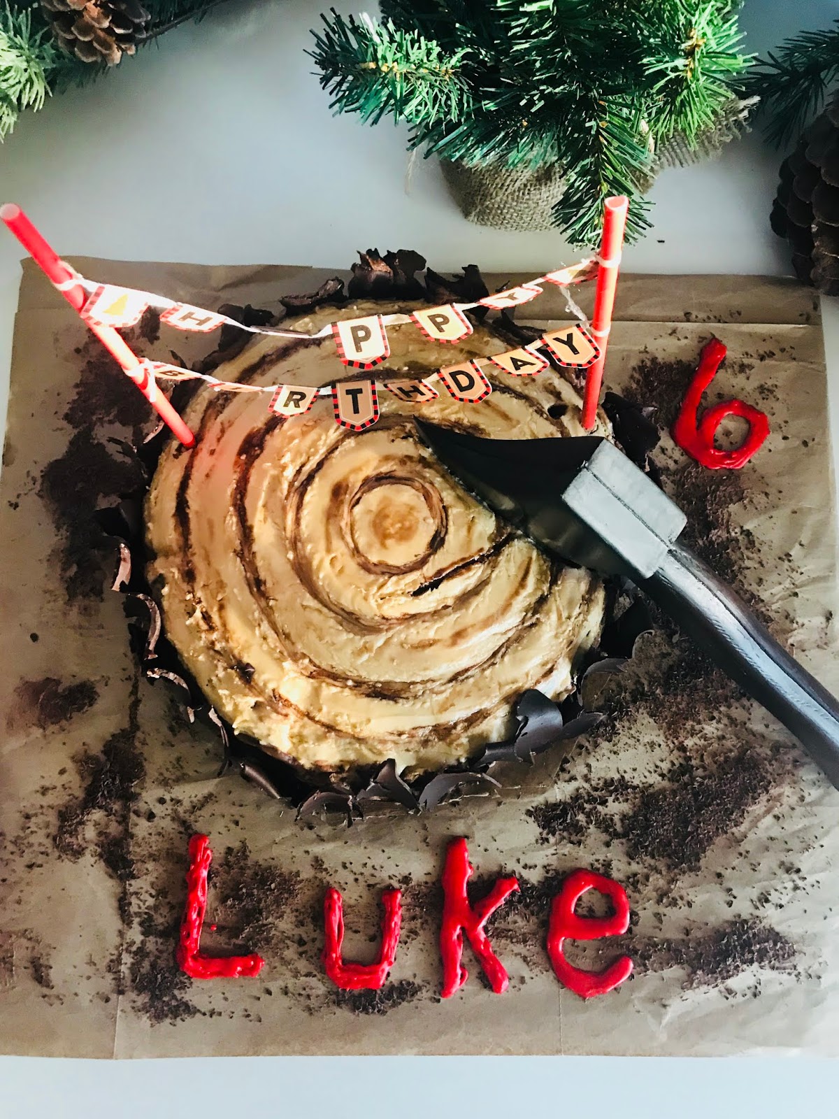 The Larson Lingo Lumberjack Luke turns 6!