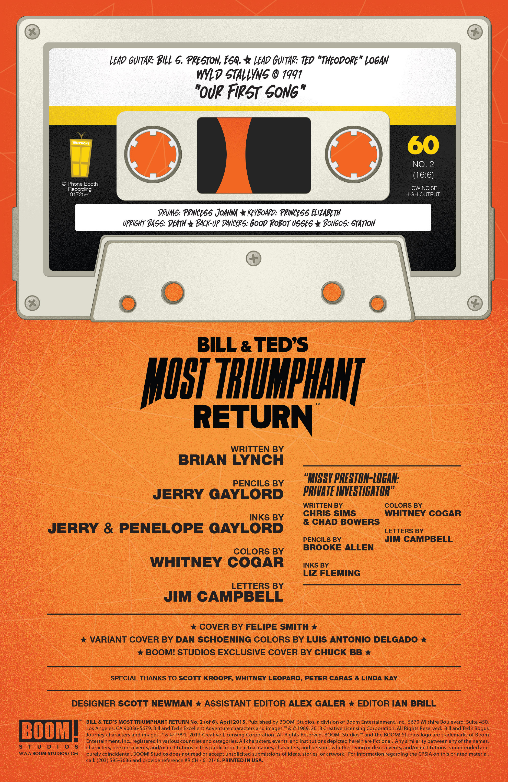 Read online Bill & Ted's Most Triumphant Return comic -  Issue #2 - 2