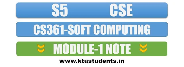 cs361 soft computing note module1