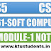 CS361 Soft Computing Module-1 Note | S5 CSE