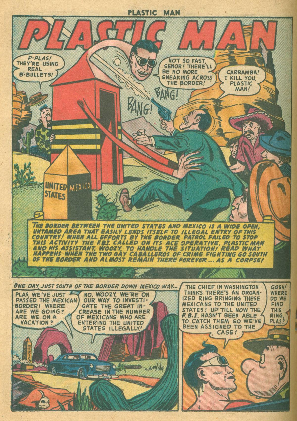 Read online Plastic Man (1943) comic -  Issue #37 - 18