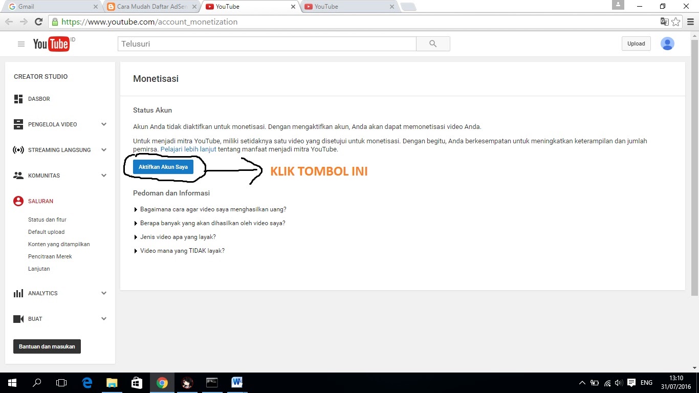 Syarat Mendaftar Google AdSense untuk Akun YouTube: Panduan Lengkap Menuju Monetisasi