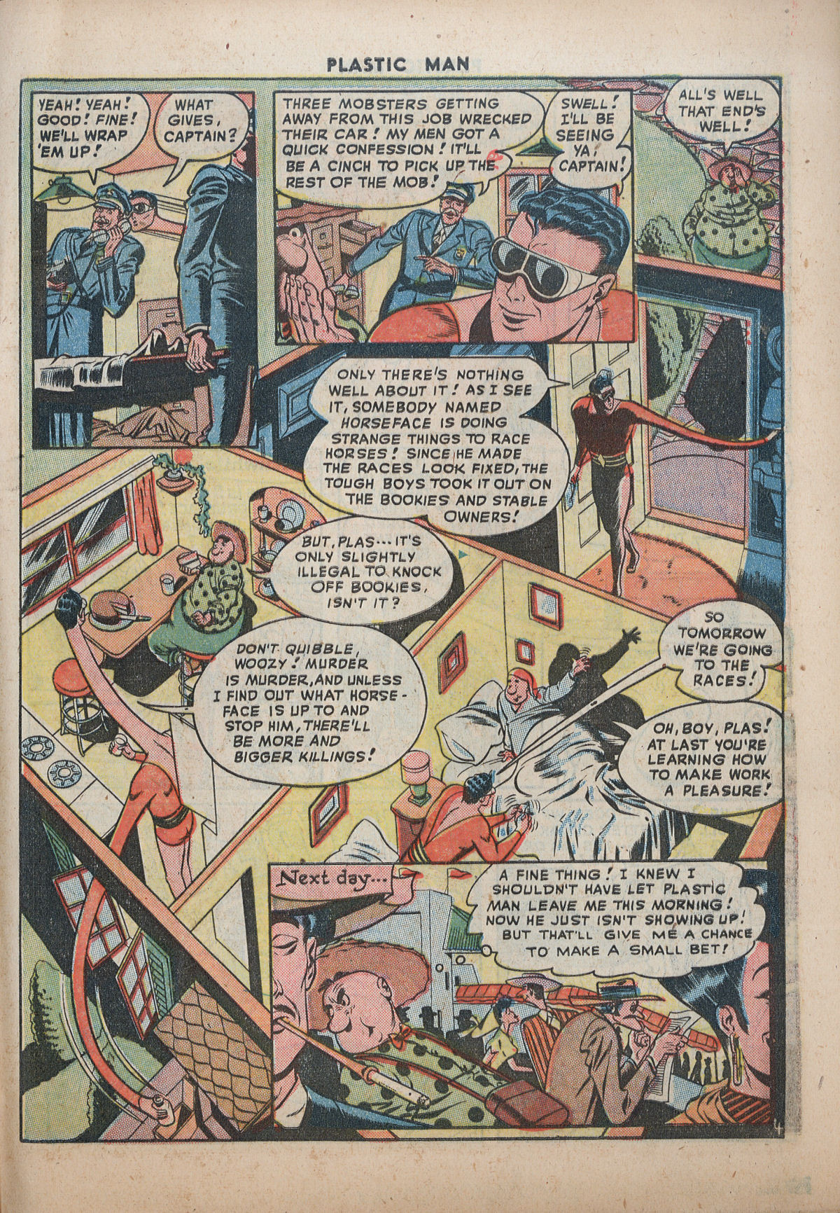 Read online Plastic Man (1943) comic -  Issue #12 - 39