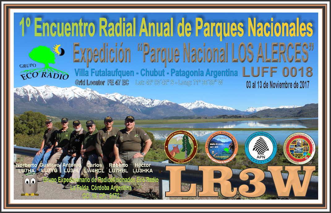 QSL Expedición Parque Nacional Los Alerces