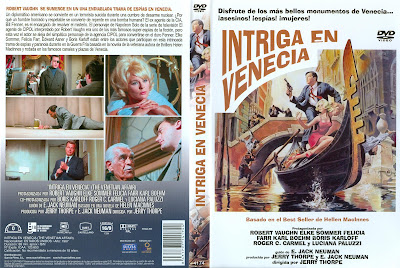 Carátula dvd: Intriga en Venecia.