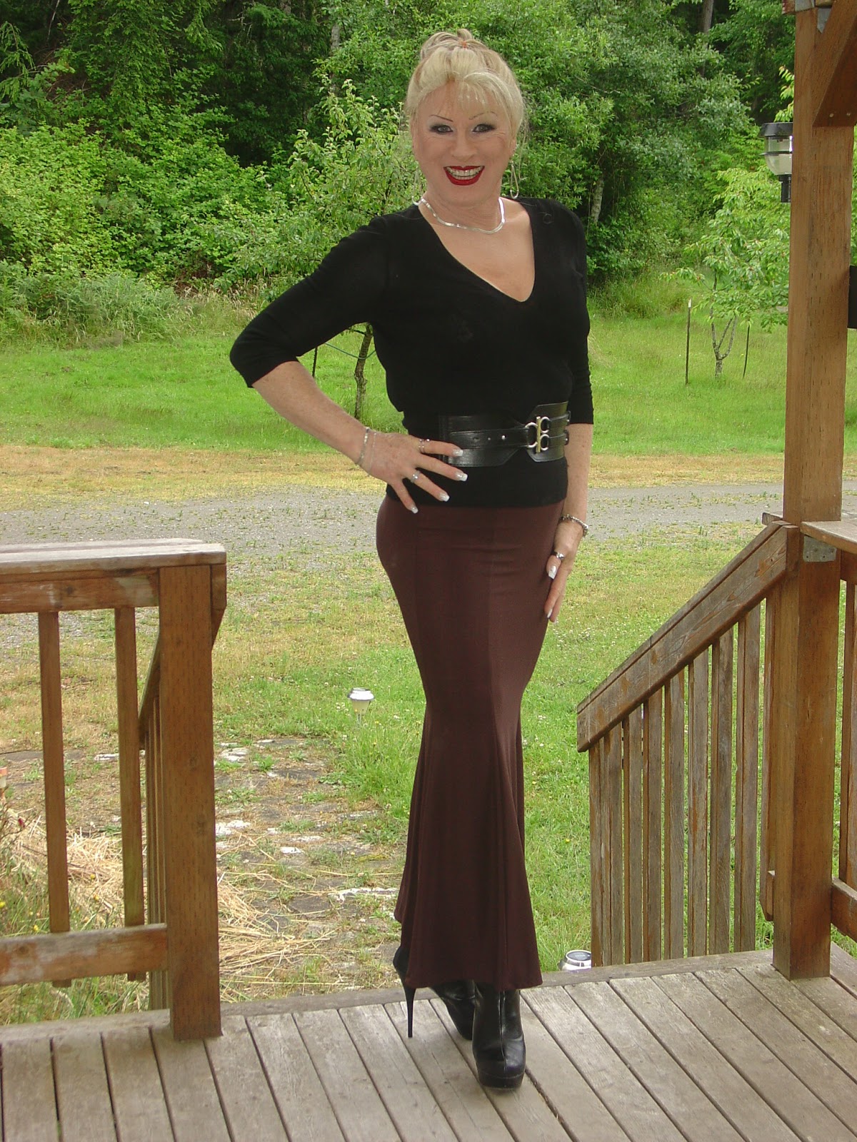 Tgirls On Flickr: Tamara On The Porch