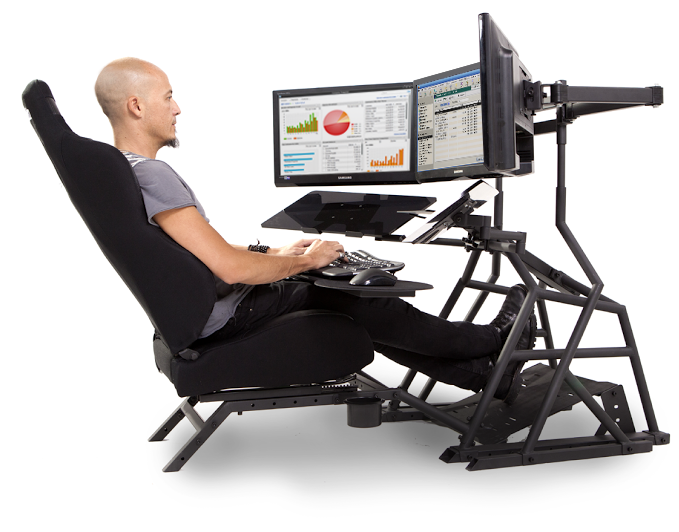 Simple Computer Desk Ergonomic Position 