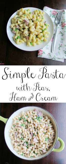 This pasta dish is perfectly simple. It is a great way to use up some leftover ham and turn it into a comforting and delicious meal! This pasta dish is perfectly simple. It is a great way to use up some leftover ham and turn it into a comforting and delicious meal!