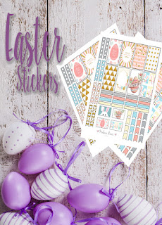 Free Printable Easter Stickers for your Planner