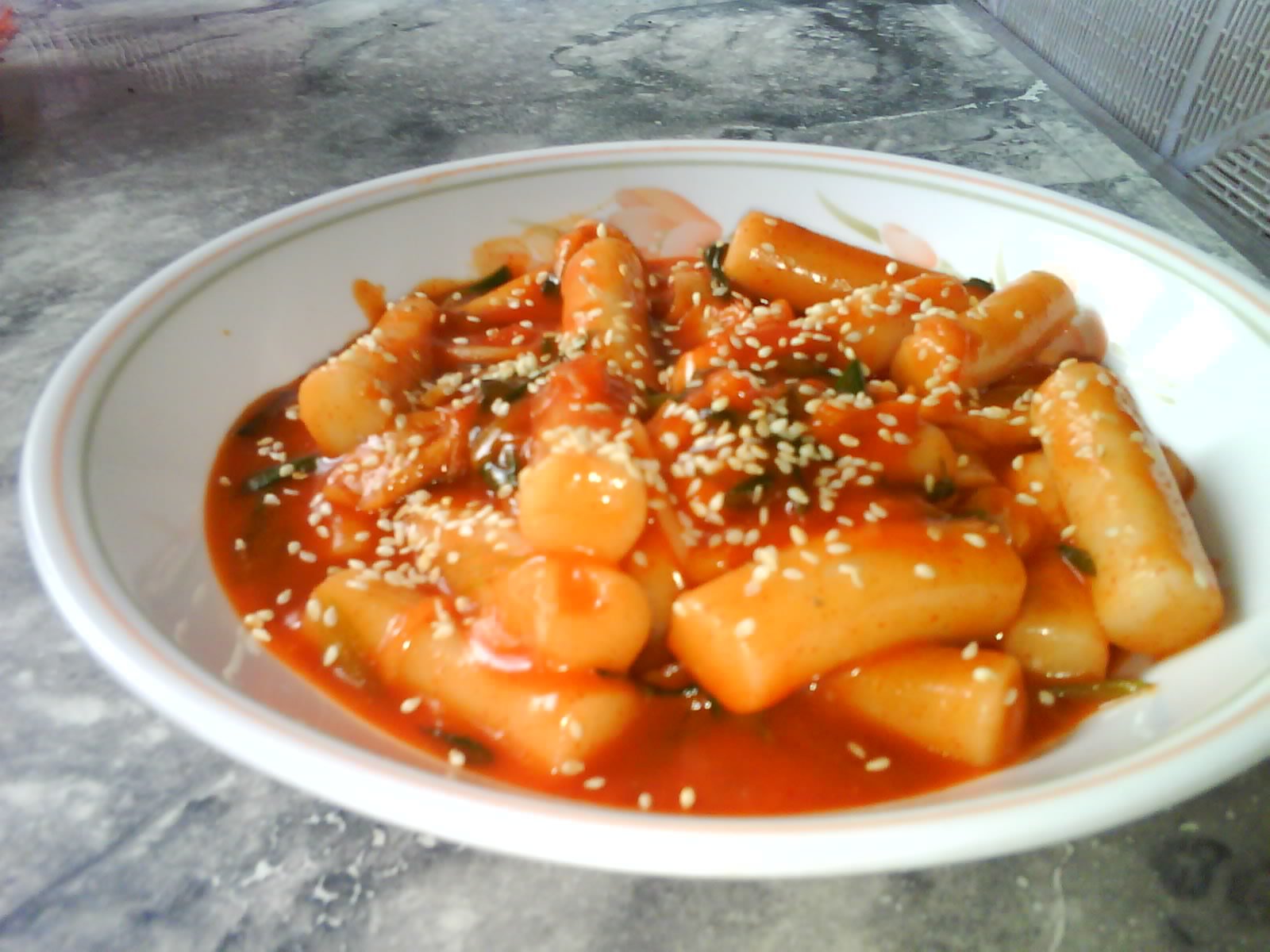My World Korean Cooking Session Spicy Rice Cake (떡볶이 Ddeokbokki)