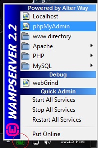 membuat Database MySql di WampServer | TopFirst Blog