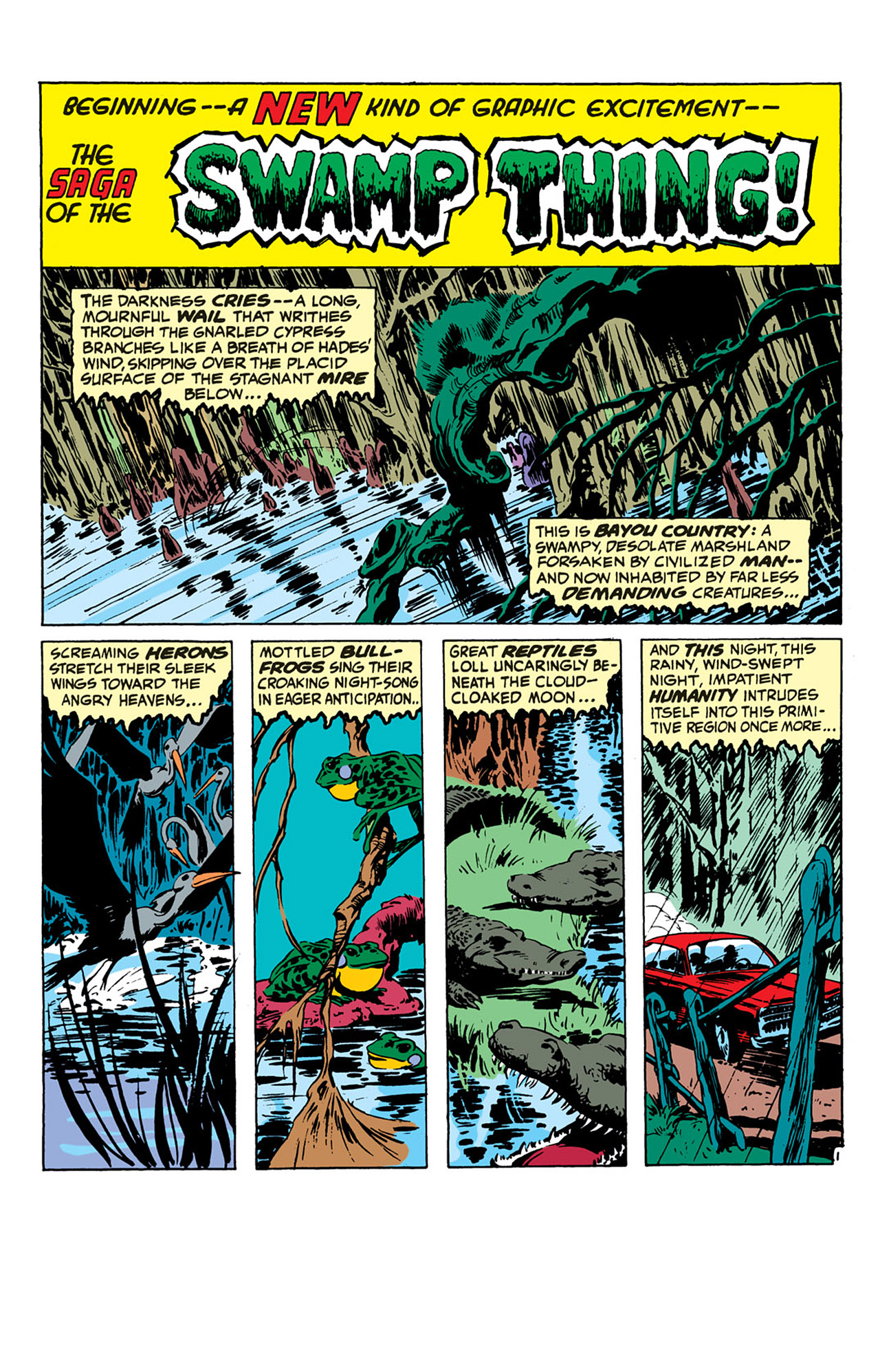 Read online Swamp Thing (1972) comic -  Issue #1 - 2