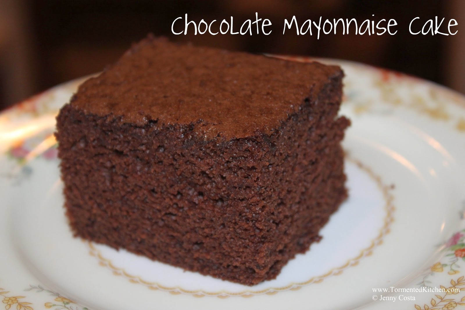 CHOCOLATE MAYONNAISE CAKE Durmes Gumuna