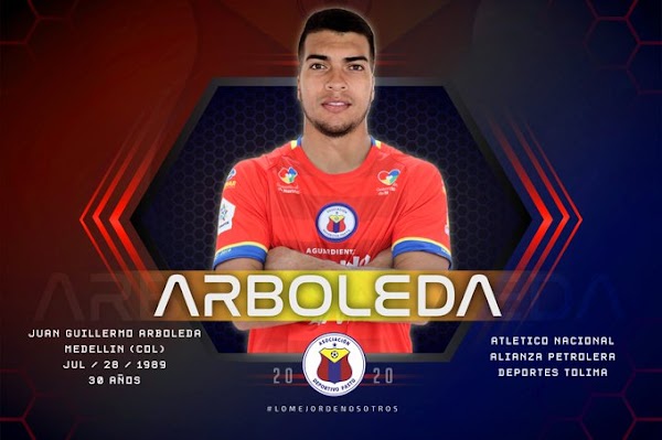 Oficial: Deportivo Pasto, firma Arboleda