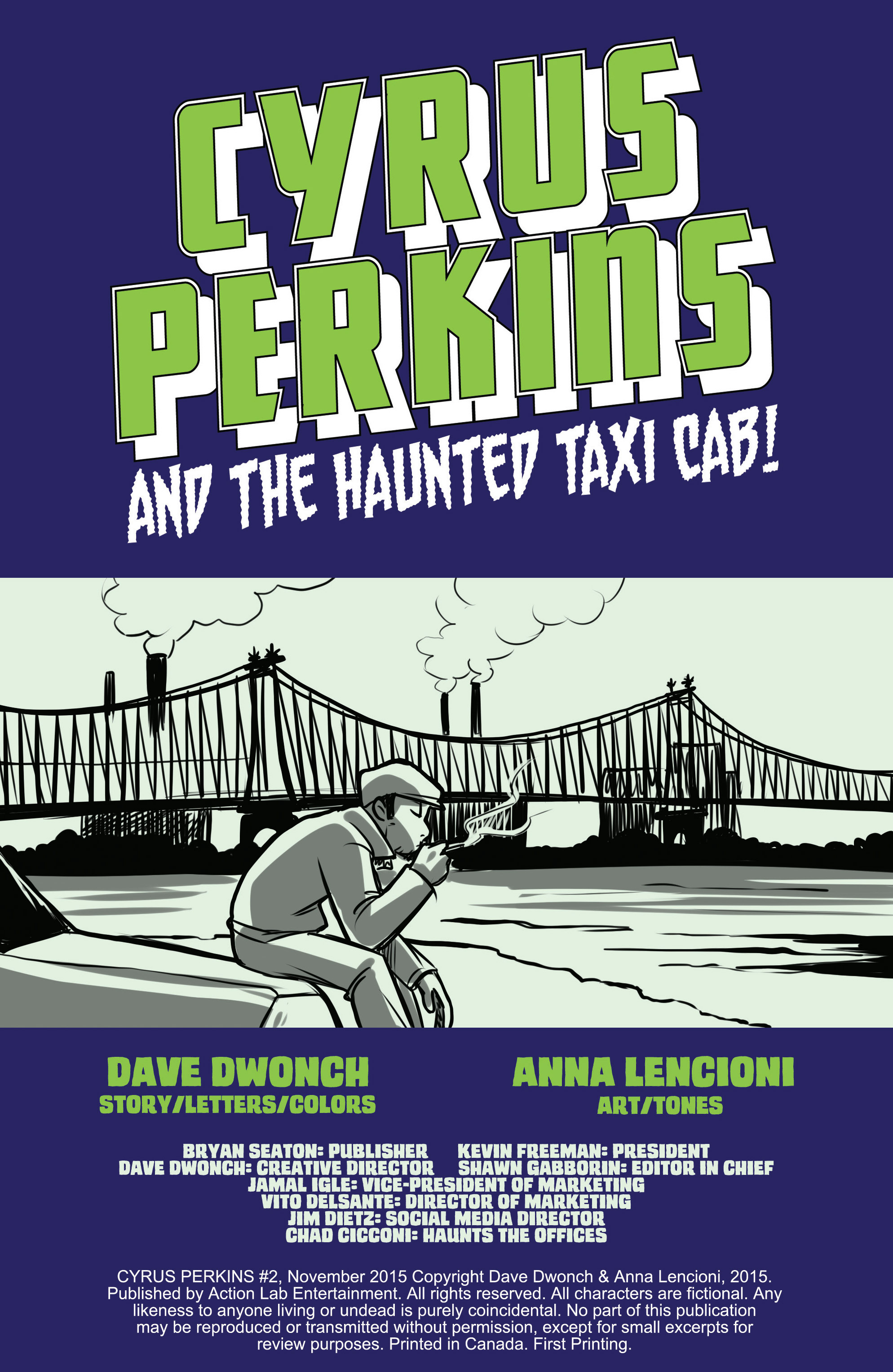 Read online Cyrus Perkins and the Haunted Taxicab comic -  Issue # TPB - 35