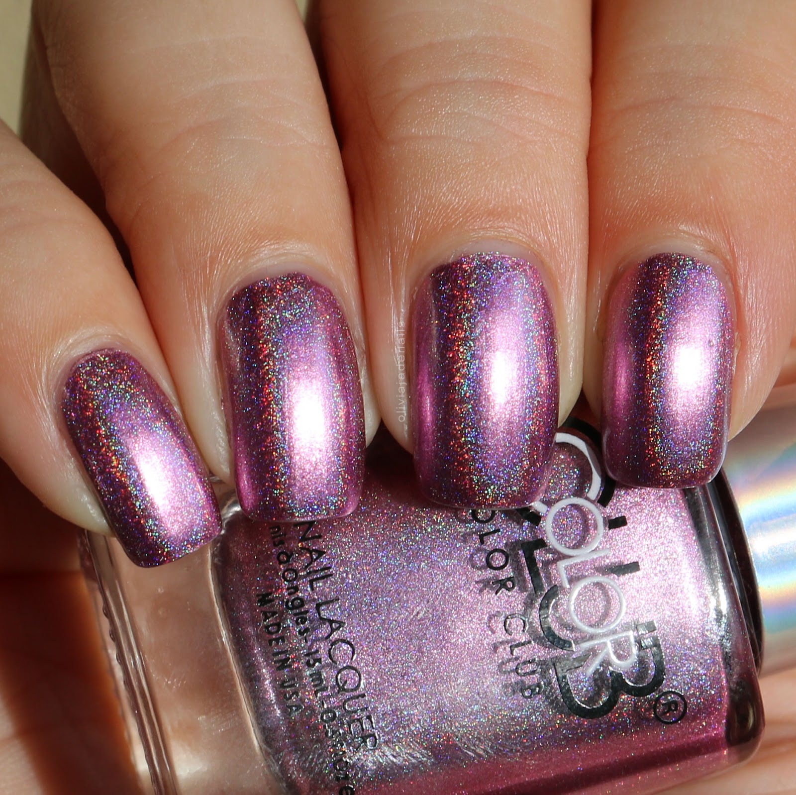 Color Club Is It Love Or Luster? swatched by Olivia Jade Nails