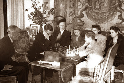 Partida de ajedrez Dr. Rey vs. Arturito Pomar, I Torneo Duque de Alba 1946