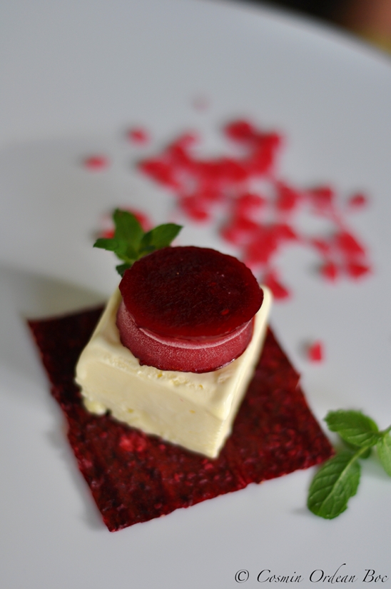 Inghetata de vanilie "haute couture"