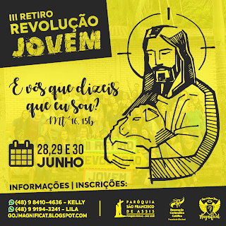 INSCRIÇÃO PARA O III RETIRO REVOLUÇÃO JOVEM