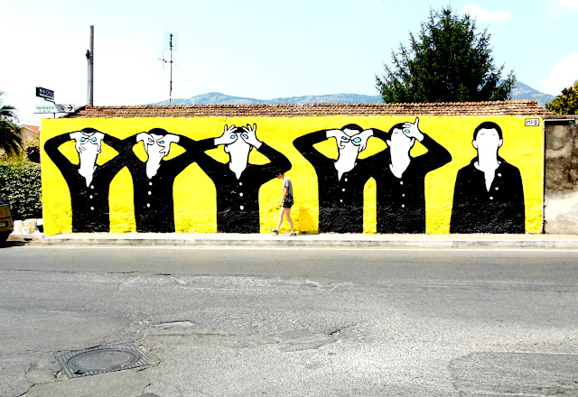 Street Art Mural By MP5 In Terracina - Full View