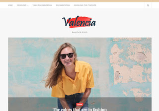Valencia Blogger Template