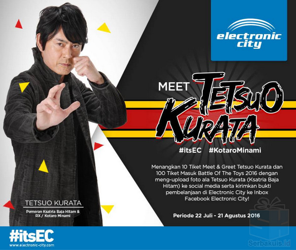 Kontes Foto Berhadiah 10 Tiket Meet & Greet Tetsuo Kurata Kontes Foto Berhadiah 10 Tiket Meet & Greet Tetsuo Kurata