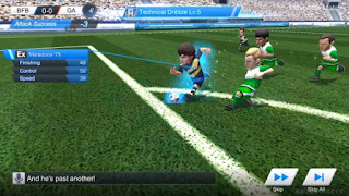 Cara Bermain Game BFB Champion Android Captain Tsubasa Maradona