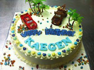 Kaegen Birthday cake - Mcqueen