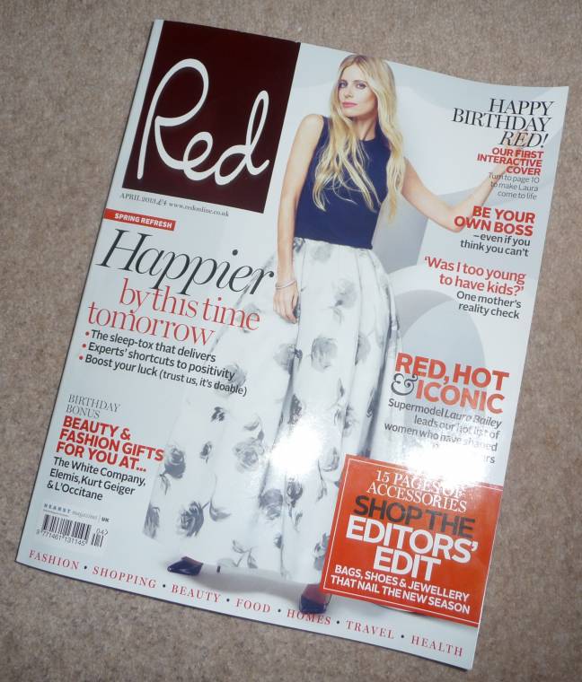 Red Magazine 15th Birthday Edition, My Feature