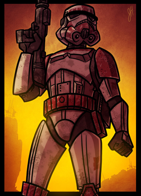 Arte do Star Wars por Joe Hogan Imagens