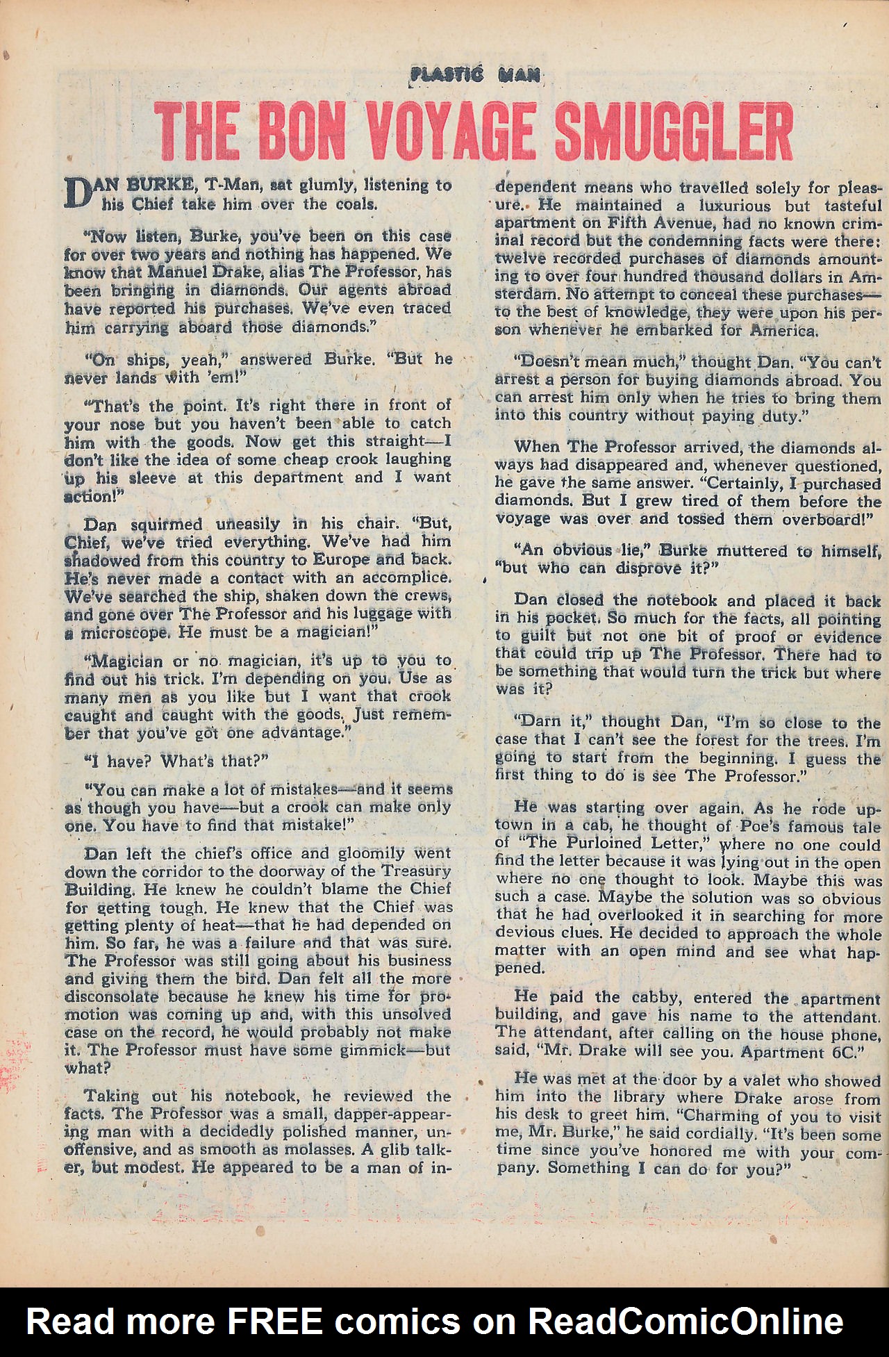 Read online Plastic Man (1943) comic -  Issue #30 - 40