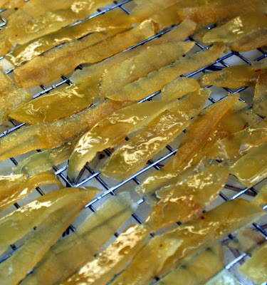 candied white grapefruit peels