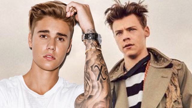 Justin Bieber and Harry Styles