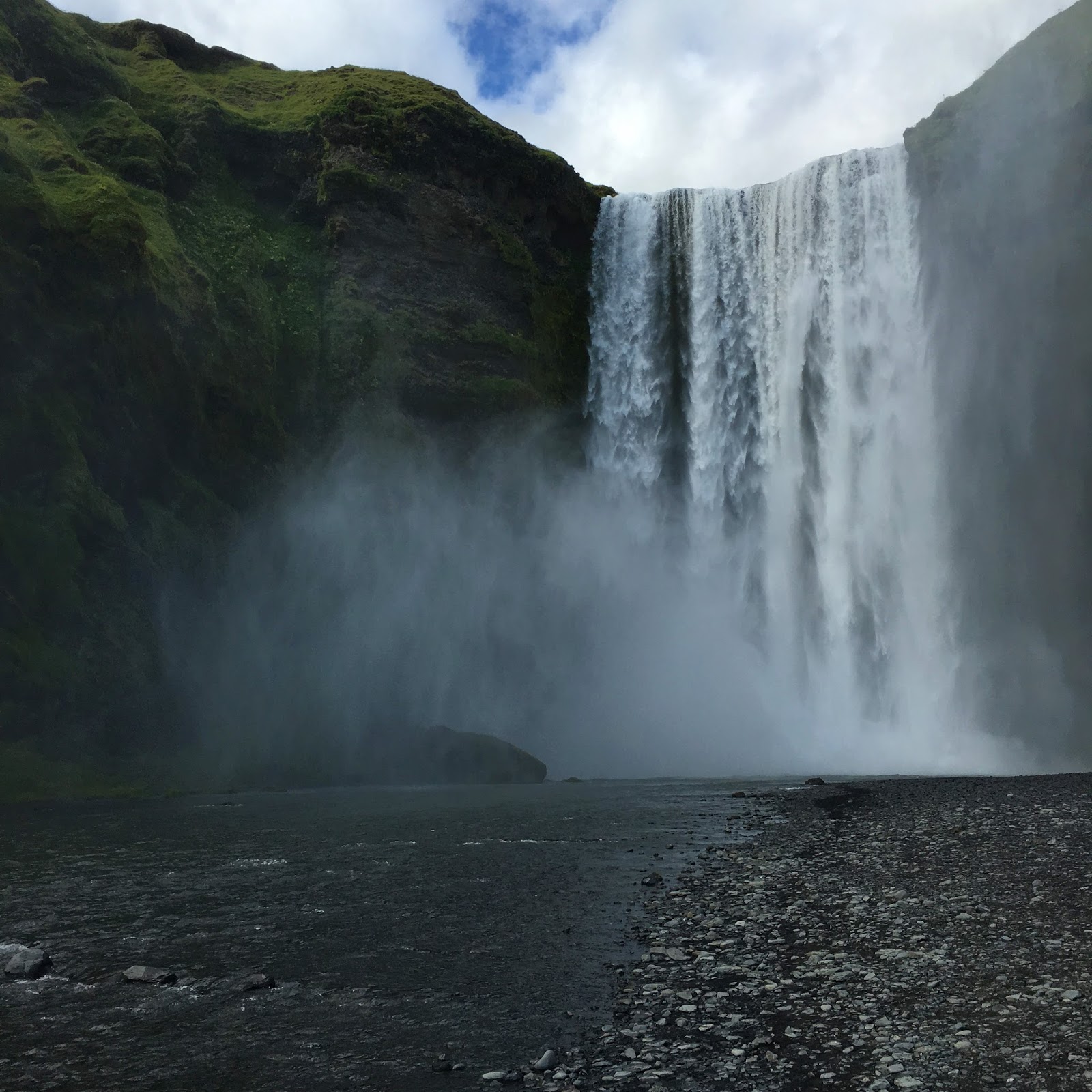 Skogafoss waterfall, south coast, Iceland