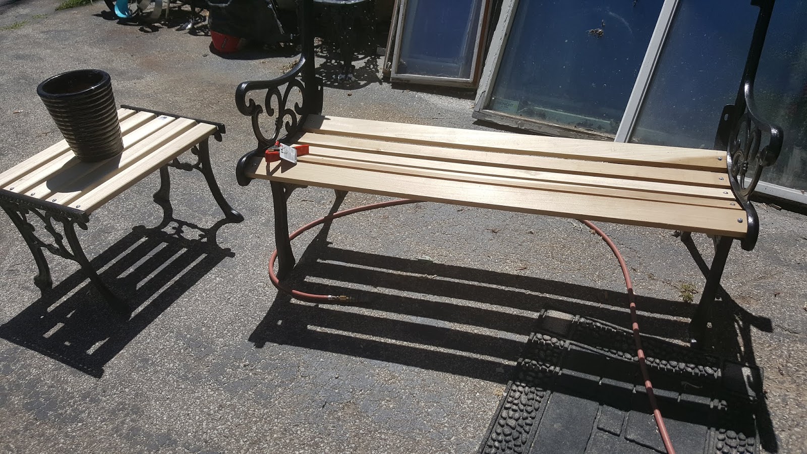 Gear Acres at Top of the Hill Cast Iron Bench Reveal