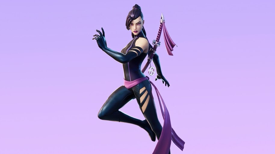 Psylocke, Fortnite, Skin, 4K, #7.1899