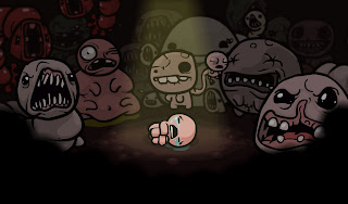 Isaac surround of monsters in Binding of Isaac from Team meat